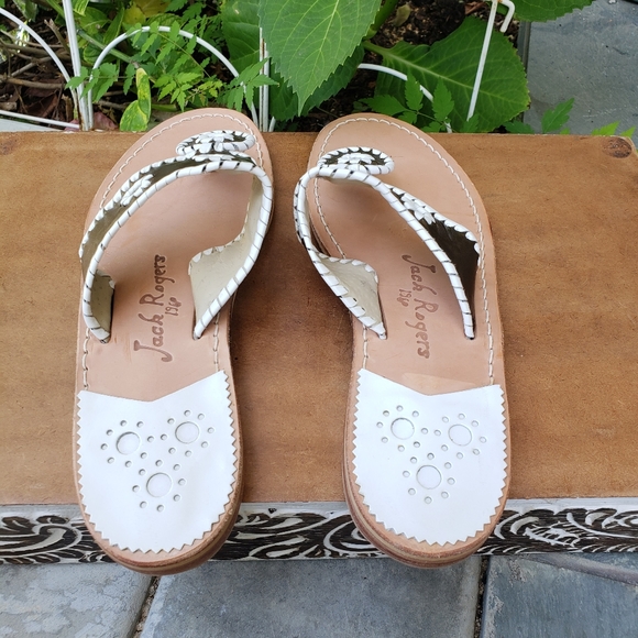 Jack Rogers Palm Beach Whipstiched Sandals - Picture 8 of 11